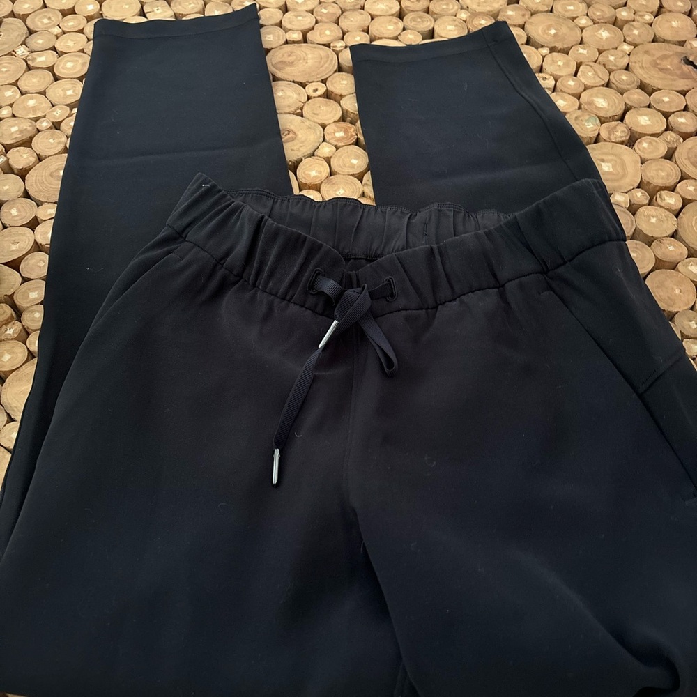 Lululemon, Size 4, Work Pants. Good condition- barely worn! Black!